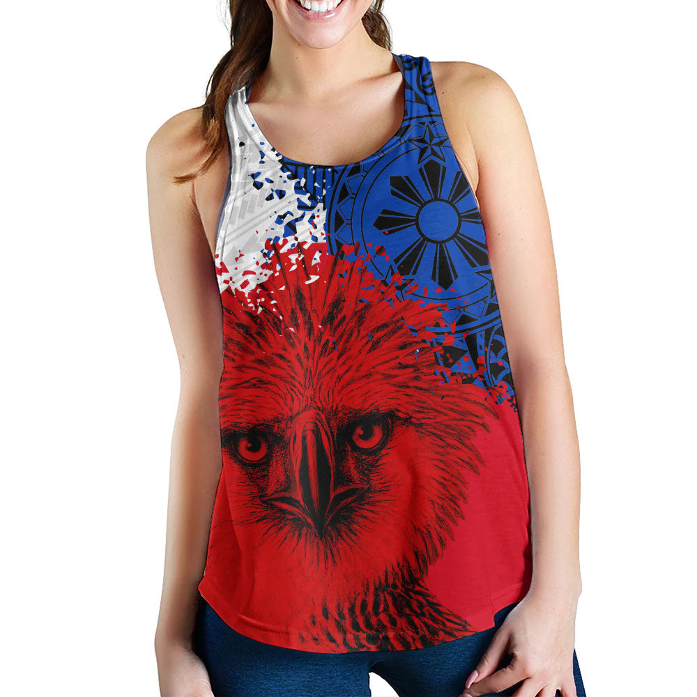 Philippines Filipinos Women Tank Tribal Spirit Filipino Pride Design