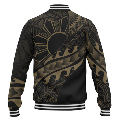 Philippines Filipinos Baseball Jacket Custom Island Tribal Tattoos