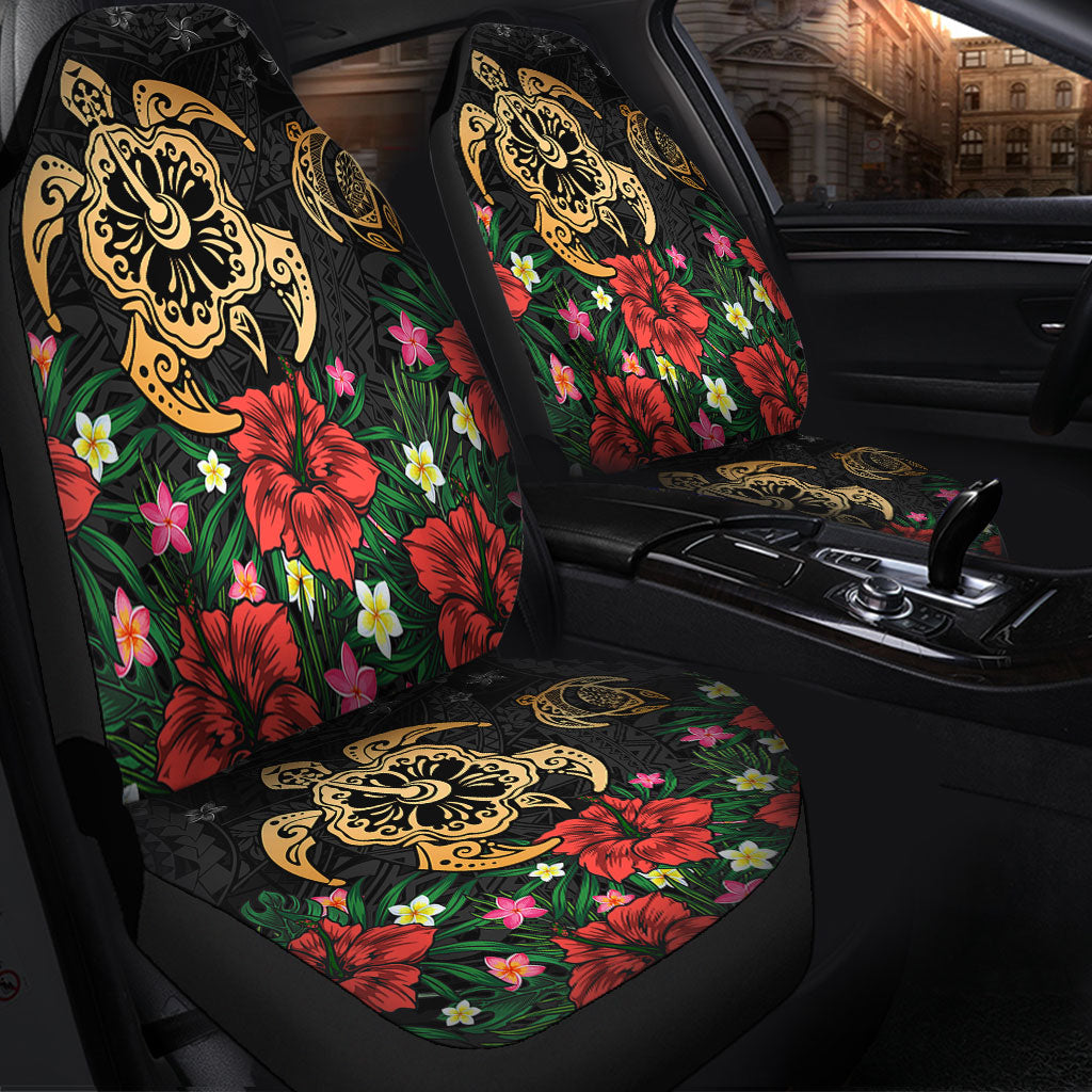 Hawaii Car Seat Covers Polynesian Turtle Tropical Island Tribal Style