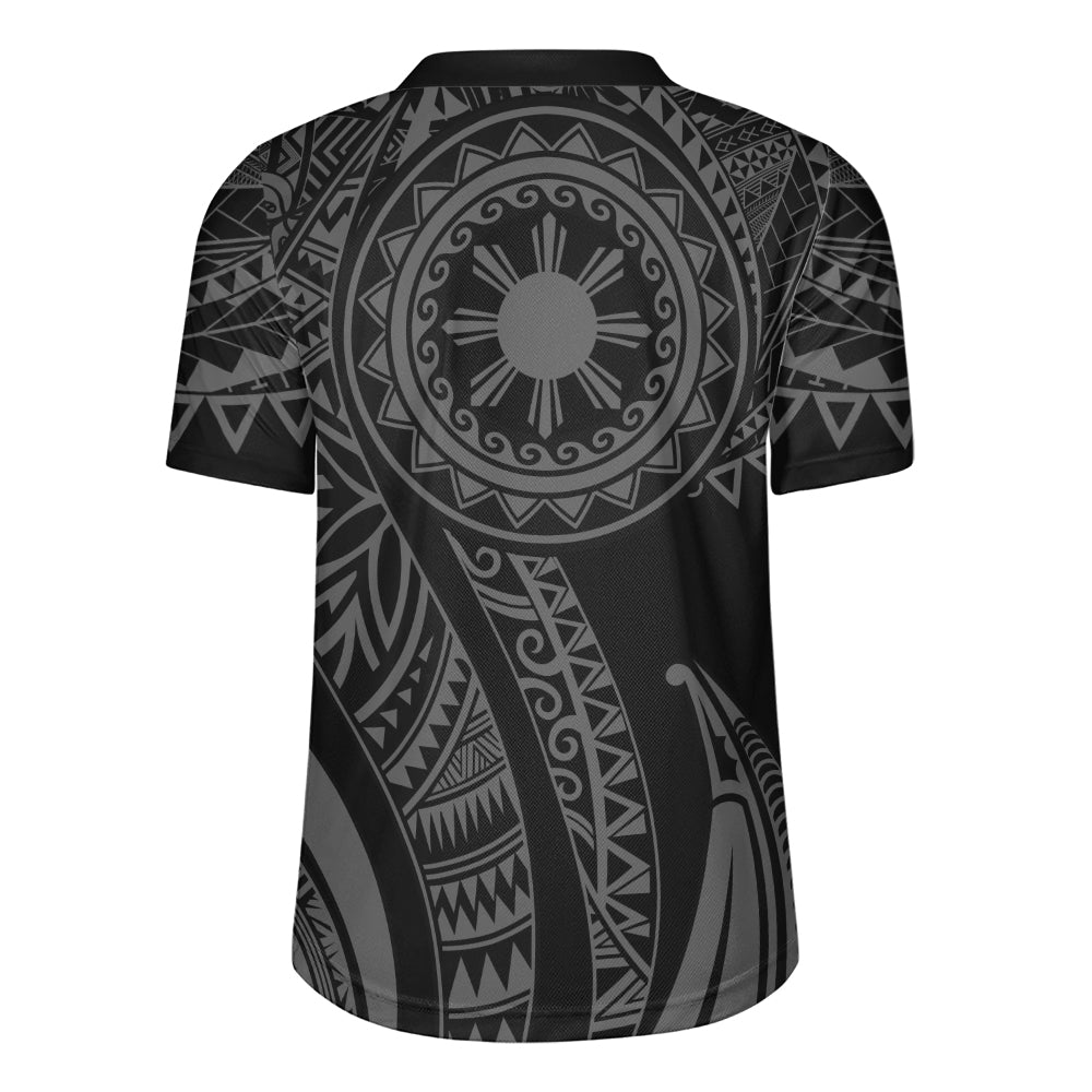 Philippines Filipinos Rugby Jersey Tribal Tattoo Island