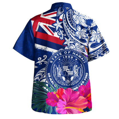 Hawaii Hawaiian Shirt Flag Tribal Tropical Style