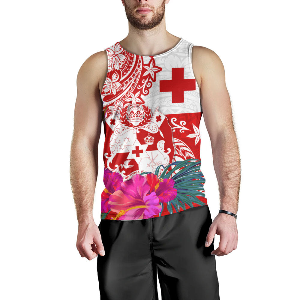 Tonga Tank Top Flag Tribal Tropical Style