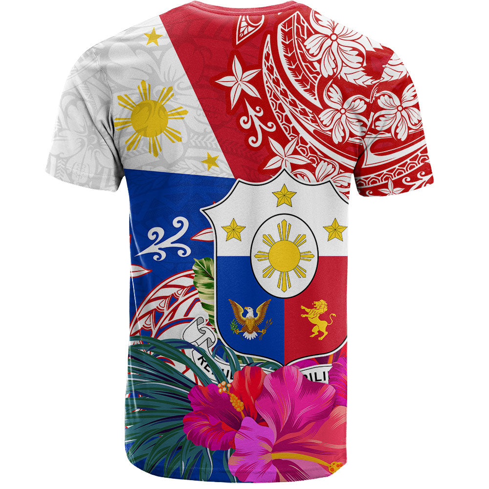 Philippines Filipinos T-Shirt Flag Tribal Tropical Style