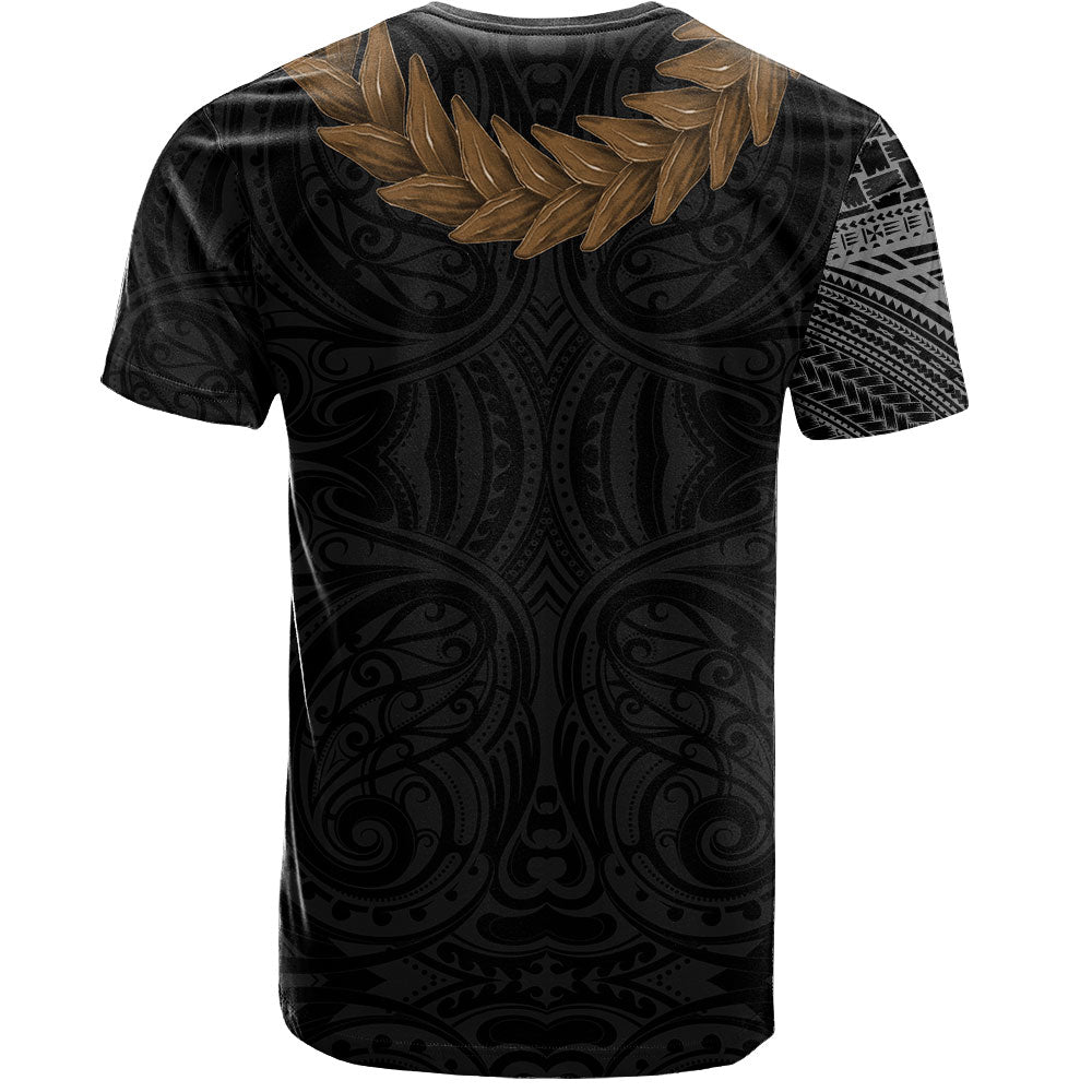 Samoa T-Shirt Tattoo Roman Reigns With Ula Fala Style Brown