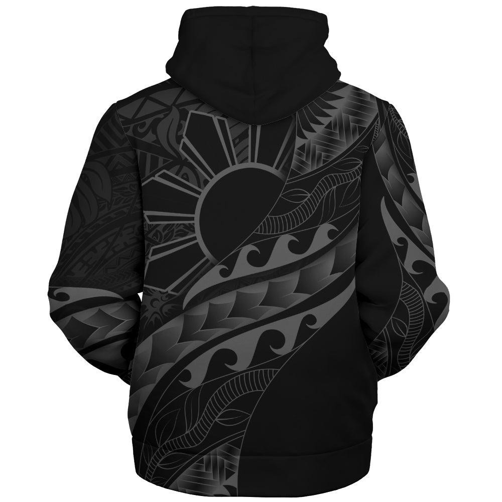 Philippines Filipinos Sherpa Hoodie Custom Island Tribal Tattoos