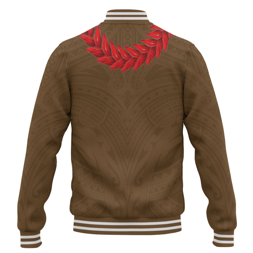 Samoa Baseball Jacket Ula Fala Style