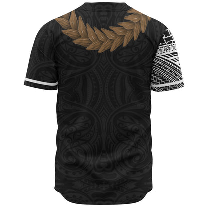 Samoa Baseball Shirt Tattoo Roman Reigns With Ula Fala Style Brown