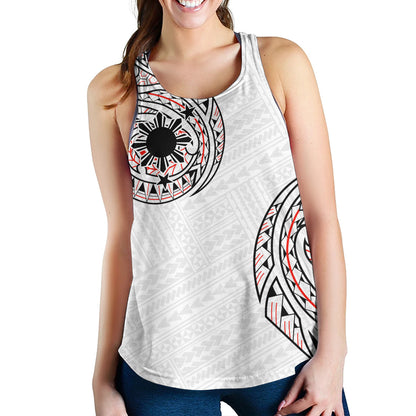 Philippines Filipinos Women Tank Original Polynesian And Tribal Tattoo Design