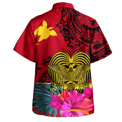 Papua New Guinea Hawaiian Shirt Flag Tribal Tropical Style