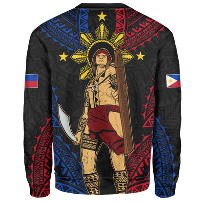 Philippines Filipinos Sweatshirt Lapu Lapu Tattoo Batok Tribal Motifs Designs