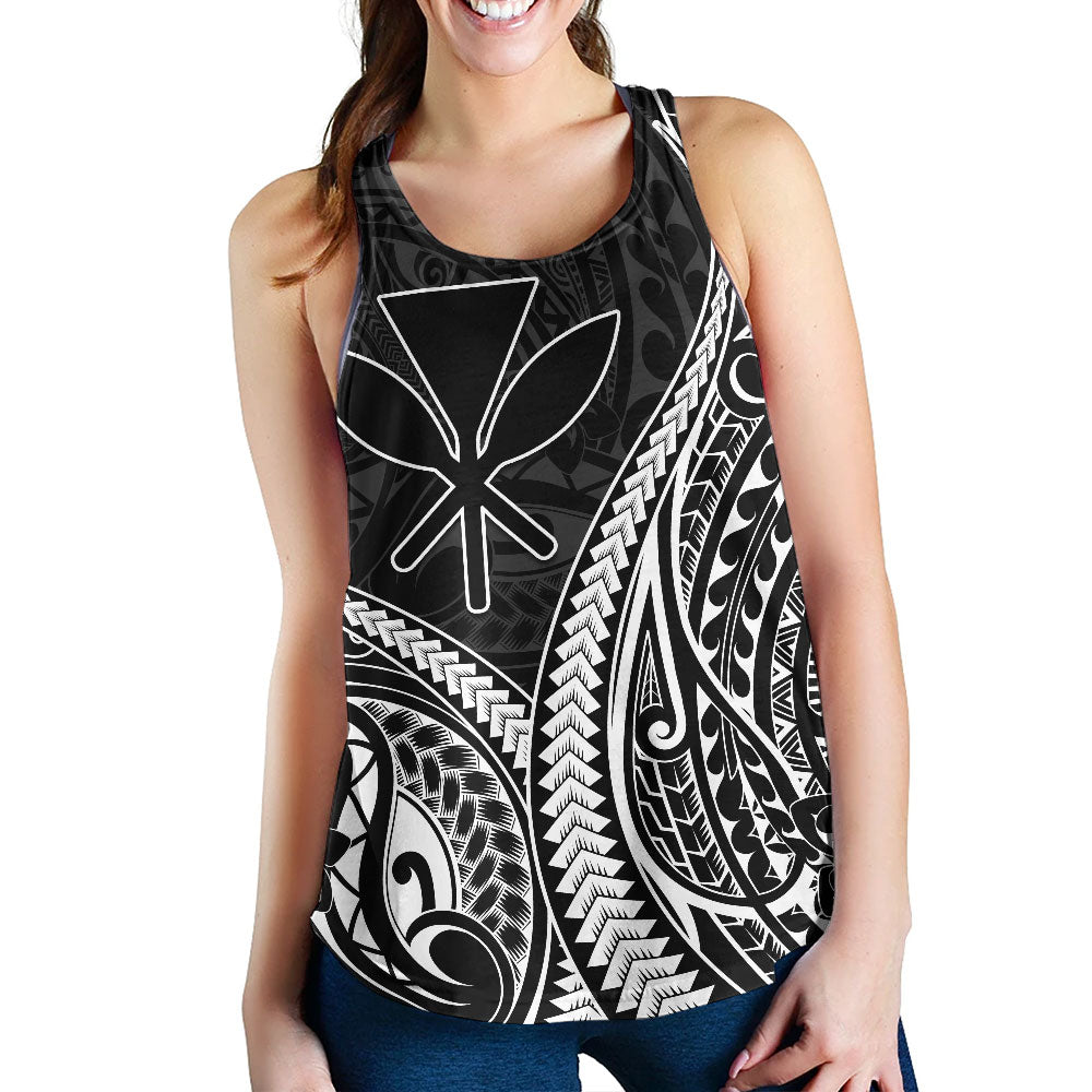 Hawaii Women Tank Polynesian Tribal Tattoo Island Spirit Style