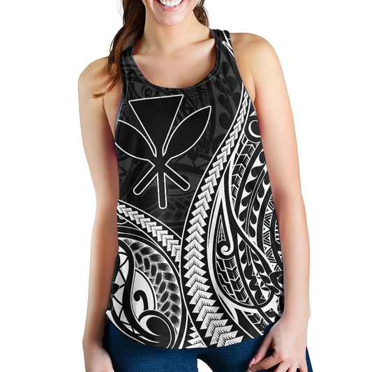 Hawaii Women Tank Polynesian Tribal Tattoo Island Spirit Style