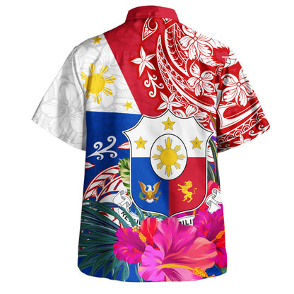 Philippines Filipinos Hawaiian Shirt Flag Tribal Tropical Style