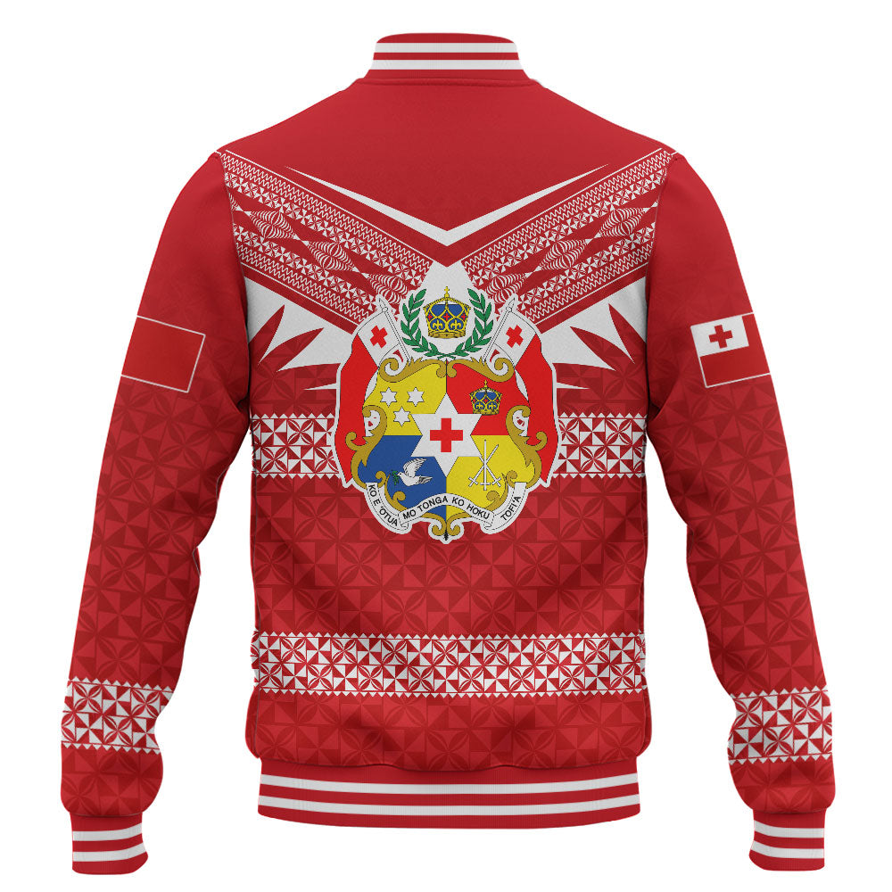 Tonga Baseball Jacket Ngatu Tattoo Island Unique Style