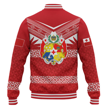 Tonga Baseball Jacket Ngatu Tattoo Island Unique Style