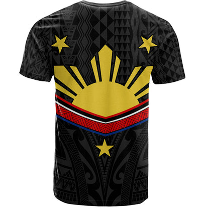 Philippines Filipinos T-Shirt Polynesian Inspired Tribal Tattoo