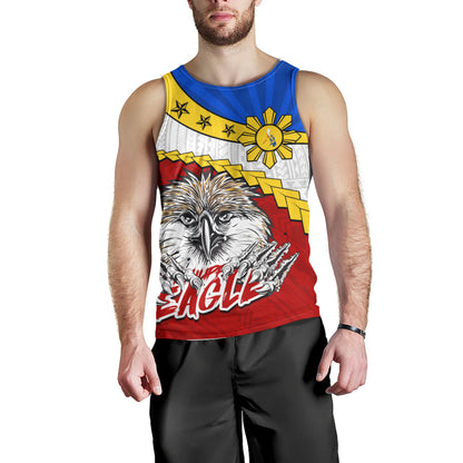 Philippines Filipinos Tank Top Tribal Tattoo Flag Eagle Animal