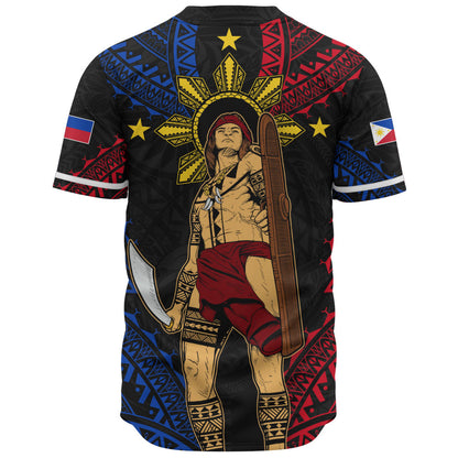 Philippines Filipinos Baseball Shirt Lapu Lapu Tattoo Batok Tribal Motifs Designs