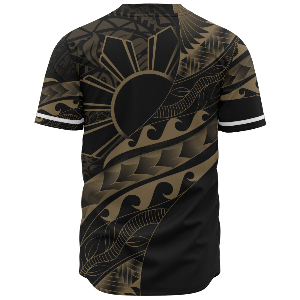 Philippines Filipinos Baseball Shirt Custom Island Tribal Tattoos