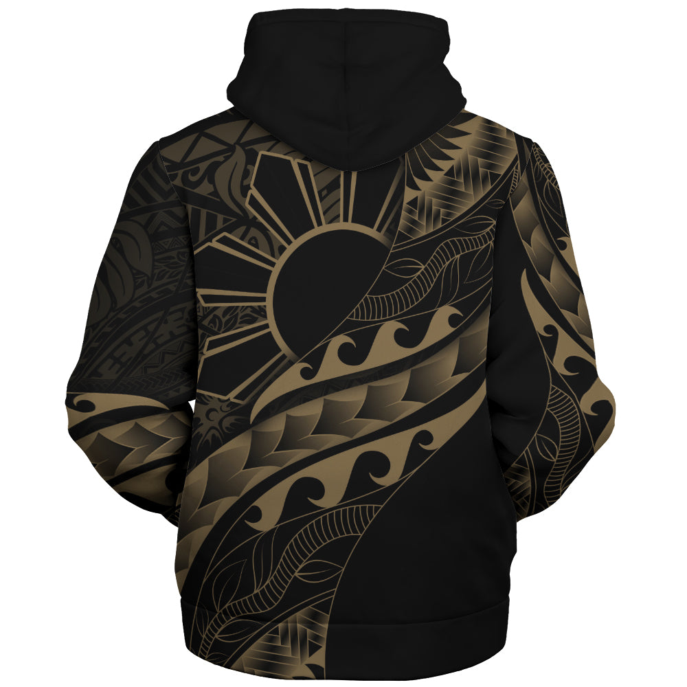 Philippines Filipinos Sherpa Hoodie Custom Island Tribal Tattoos