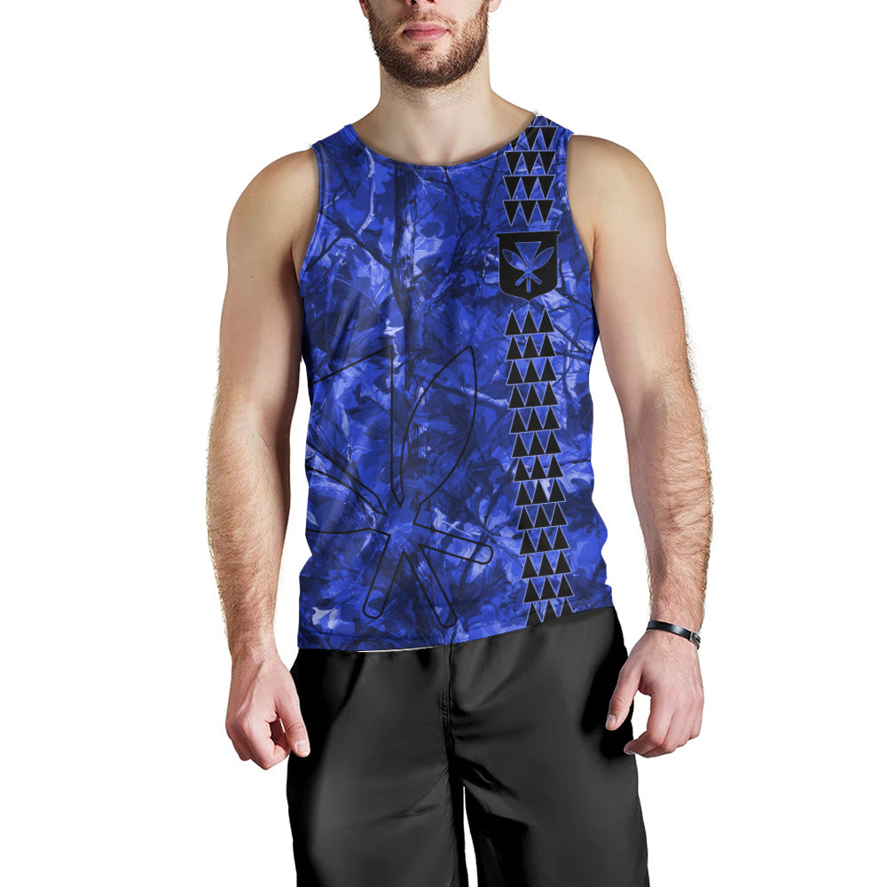 Hawaii Tank Top Woodland Kanaka Camo Style