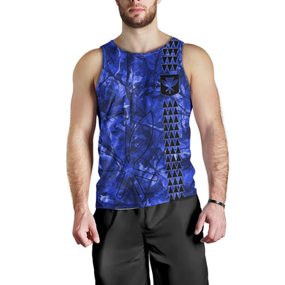 Hawaii Tank Top Woodland Kanaka Camo Style