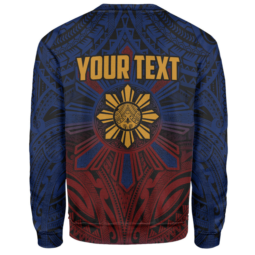 Philippines Filipinos Sweatshirt Golden Sun Islands Tribal Style