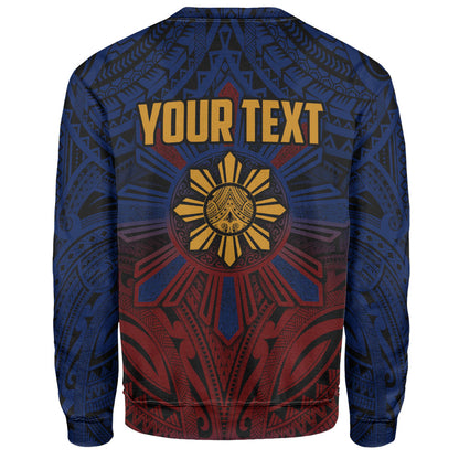 Philippines Filipinos Sweatshirt Golden Sun Islands Tribal Style