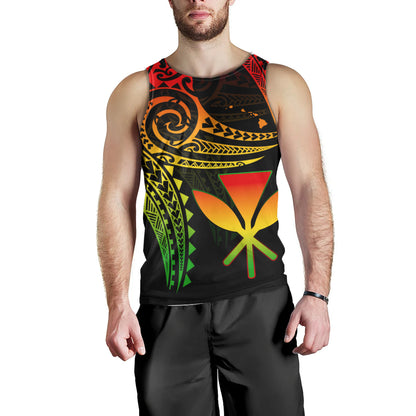 Hawaii Tank Top Polynesian Flame Of Hawaii Style