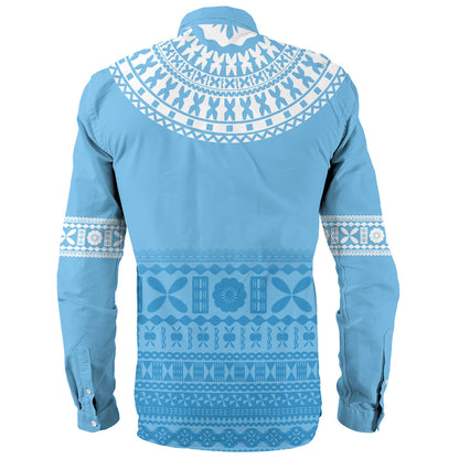 Fiji Long Sleeve Shirt Bula Pattern Classic Style