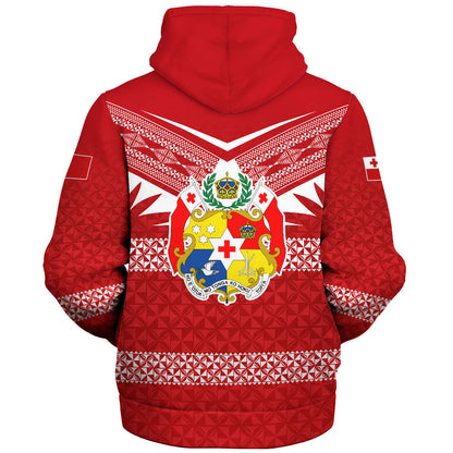 Tonga Sherpa Hoodie Ngatu Tattoo Island Unique Style
