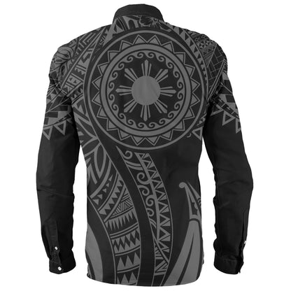 Philippines Filipinos Long Sleeve Shirt Tribal Tattoo Island