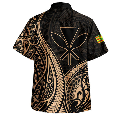Hawaii Hawaiian Shirt Polynesian Tribal Tattoo Island Spirit Style