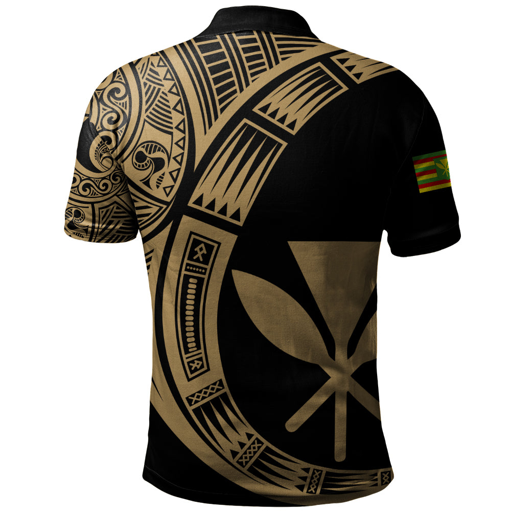 Hawaii Polo Shirt Polynesia Tribal Spirits Of Kanaka Seal