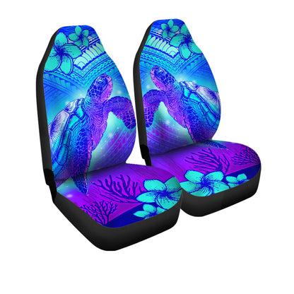 Hawaii Car Seat Covers Turtle Underwater Sea Polynesian Style