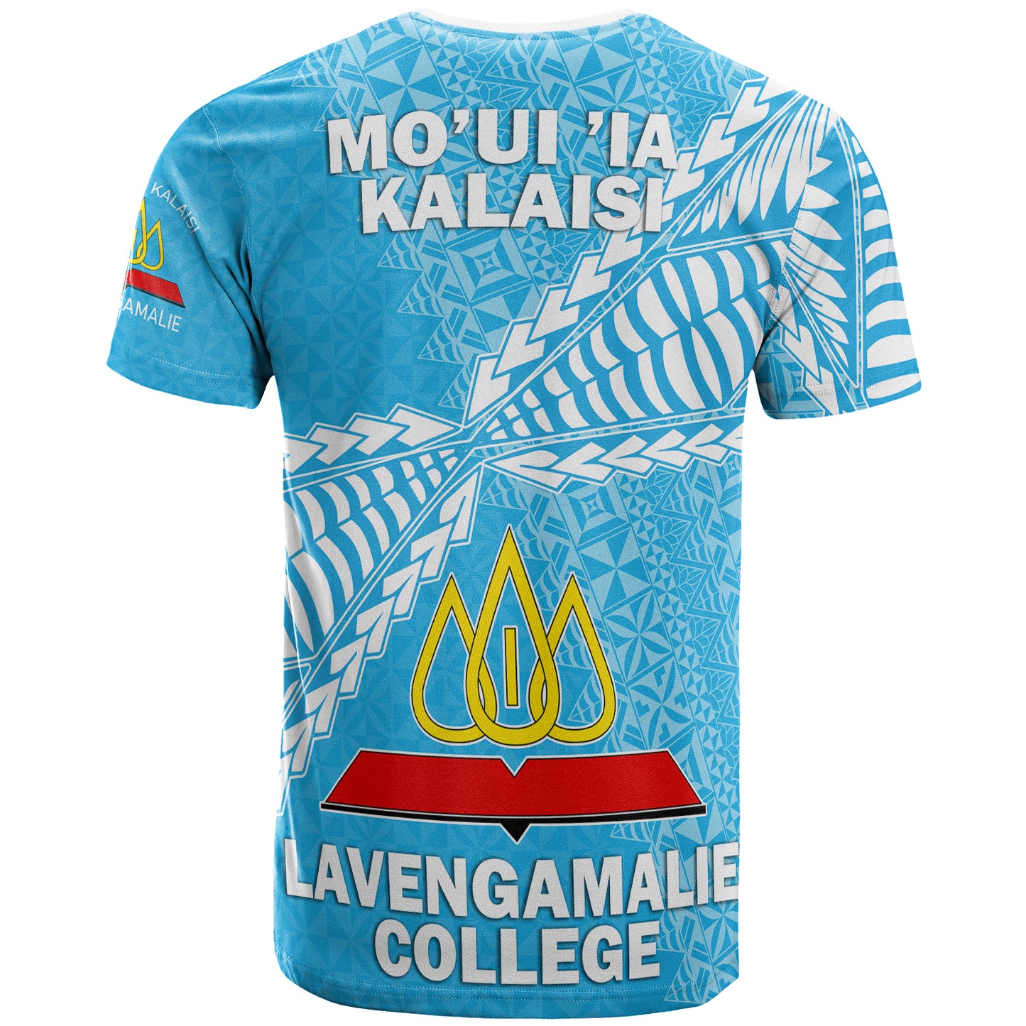 Tonga Custom Personalised T-Shirt - Lavengamalie College Tongan Pattern