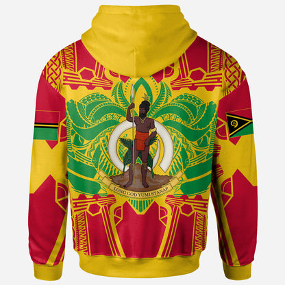 Vanuatu Hoodie - Vanuatu Pride With Polynesian Culture Hoodie