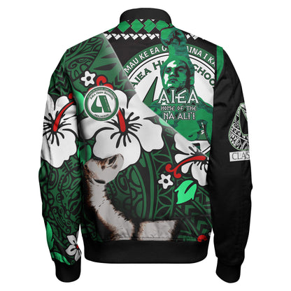 Aiea High School Patronage Bomber Jacket - Custom Home Of The NA' ALI'I