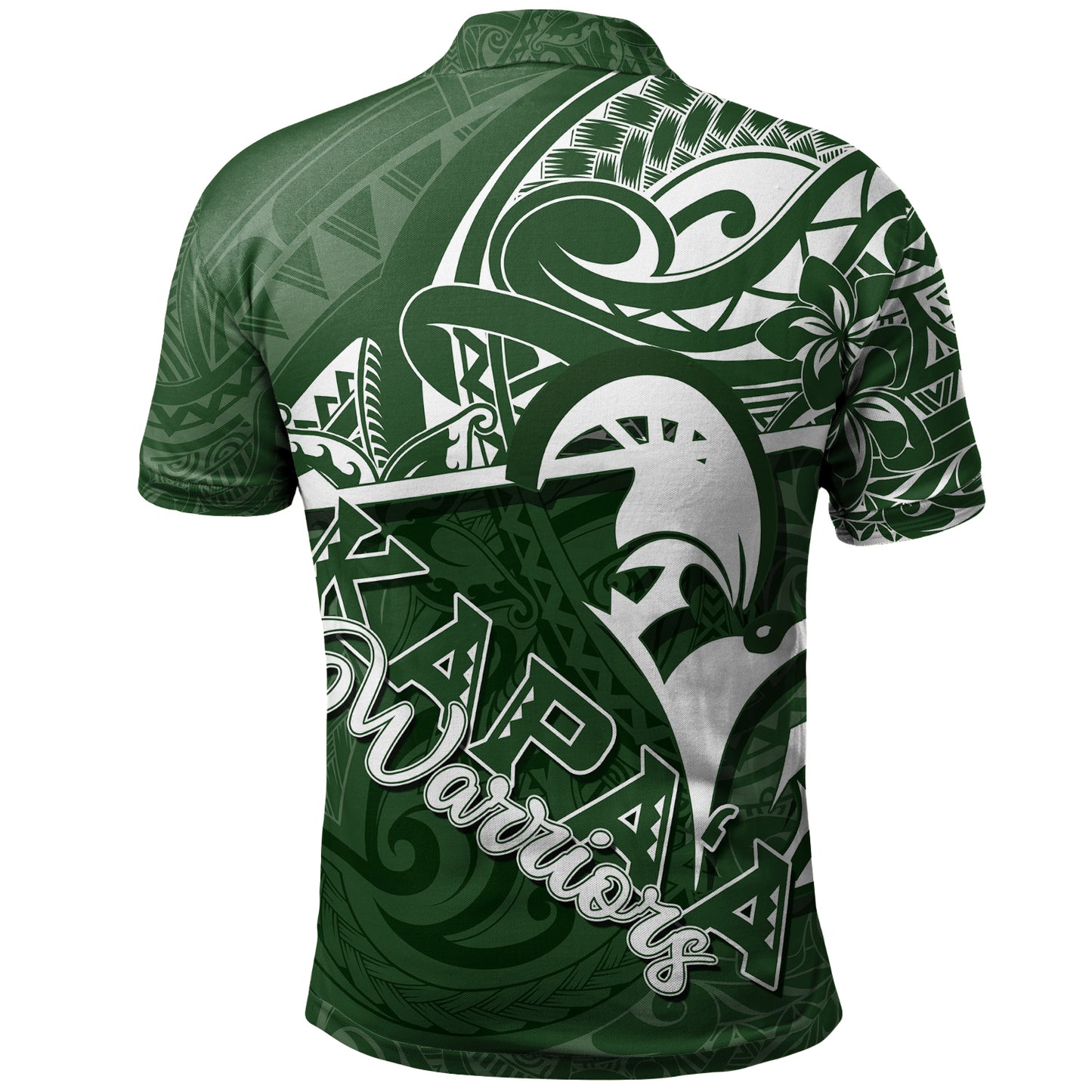 Hawaii Custom Personalised Polo Shirt - Kapaa High School Polynesian Tribal Pattern