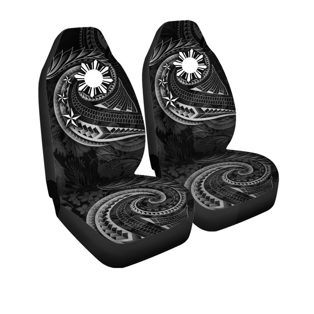Philippines Filipinos Car Seat Covers Philippines Sun Tribal Patterns Tropical Flowers Curve Style