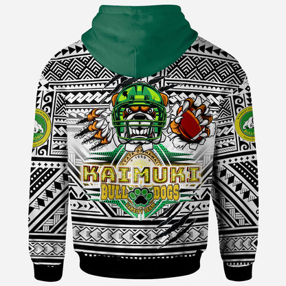 Hawaii Kaimuki High School Custom Polynesian Hoodie - Kaimuki High School (Honolulu, HI) Varsity Football Tribal Patterns