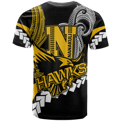 Hawaii Custom T-shirt - Nanakuli High School Polynesian Tribal Pattern