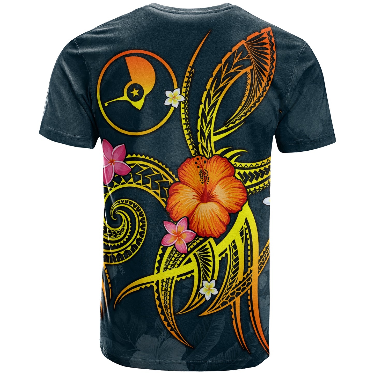 YAP Polynesian T-Shirt - Legend of YAP (Blue)