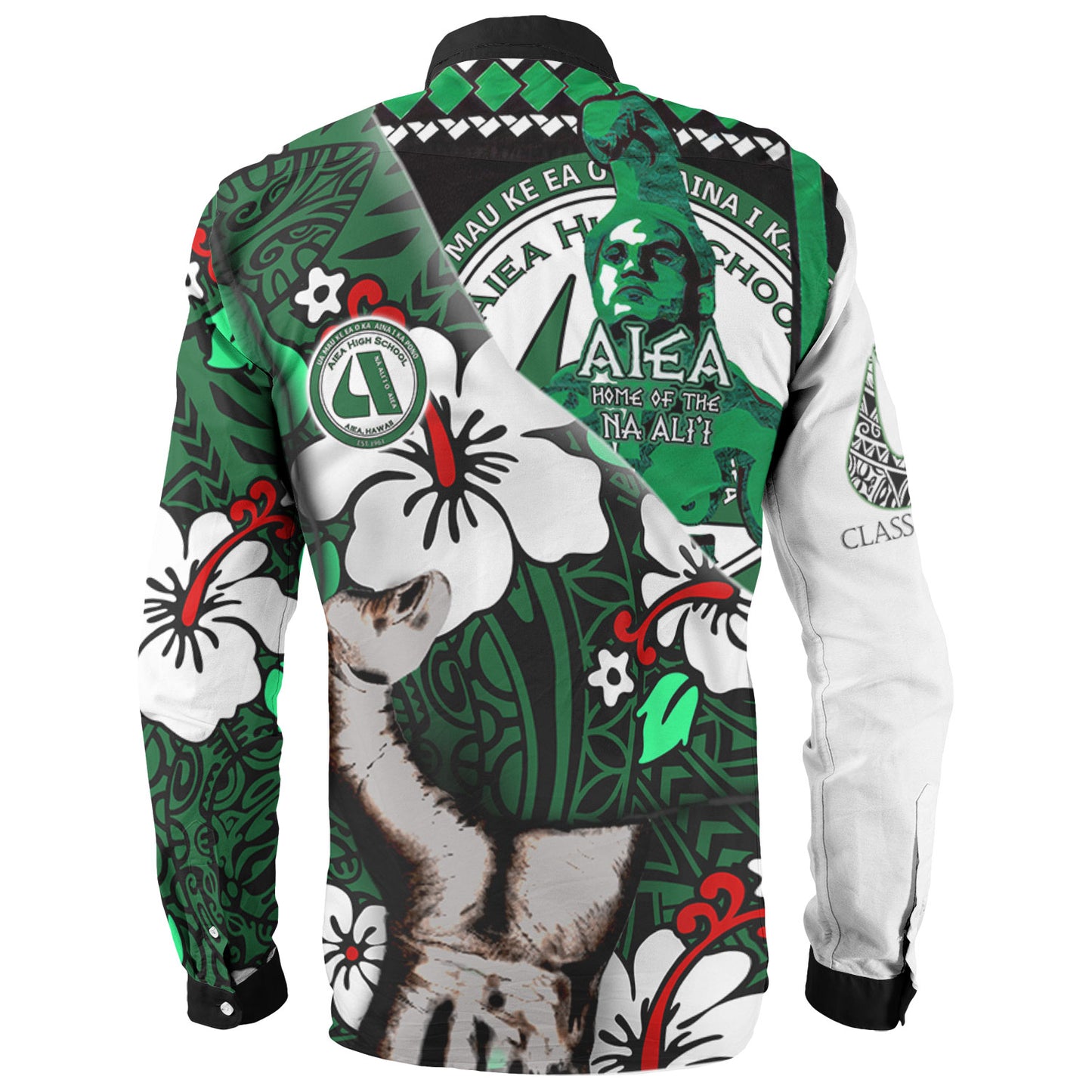 Aiea High School Patronage Long Sleeve Shirt - Custom Home Of The NA' ALI'I