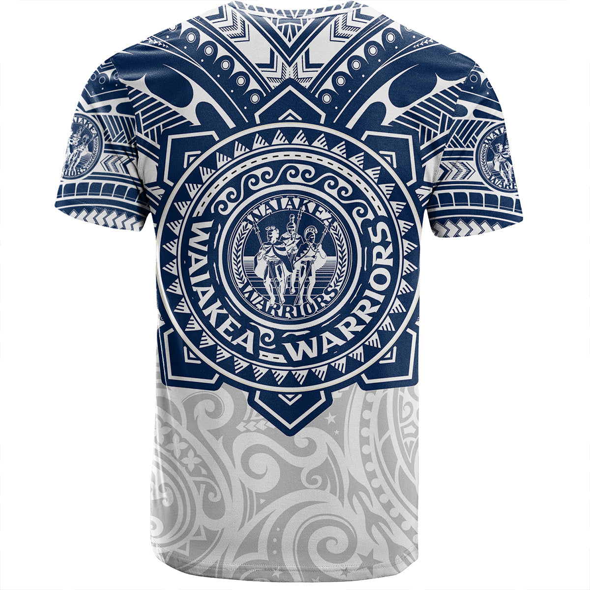 Hawaii T-Shirt Custom Waiakea High School Super Waiakea Warriors Tribal Style