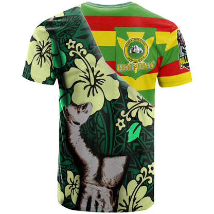 Hawaii Kaimuki High School Polynesian Patronage T-shirt - Kaimuki High School Bloods In My Veins