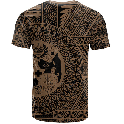 Tonga T-Shirt Royal Seal Tribal Pattern