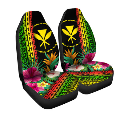 Hawaii Car Seat Covers Kanaka Maoli Polynesian Pattern