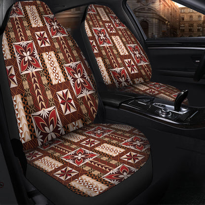 Samoa Car Seat Covers Siapo Pattern Print