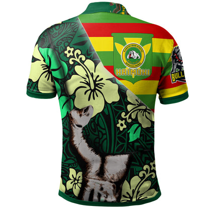Hawaii Kaimuki High School Custom Polynesian Patronage Polo Shirt - Kaimuki High School Bloods In My Veins